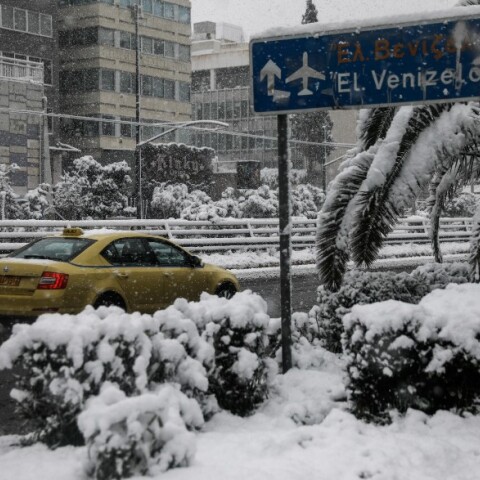 Η κυκλοφορία των οχημάτων κατά την κακοκαιρία της «Μήδειας»