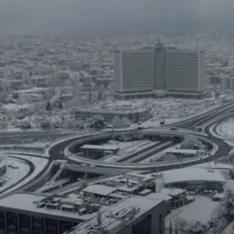 Η χιονισμένη Αθήνα  