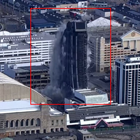 Trump Plaza Hotel and Casino: Κατεδαφίστηκε με ελεγχόμενη έκρηξη το εμβληματικό κτίριο στο Ατλάντικ Σίτι