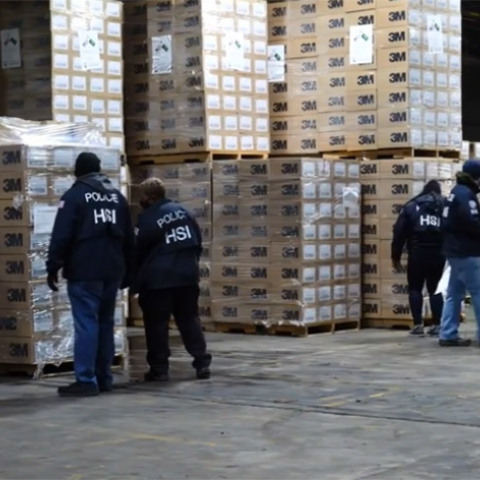 COVID-19-ΗΠΑ: Κατασχέθηκαν πάνω από 11 εκ. πλαστές μάσκες 3M N95