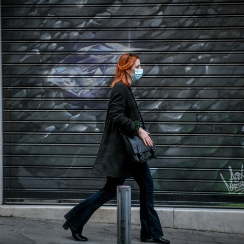 Στιγμιότυπο από το lockdown στο κέντρο της Αθήνας