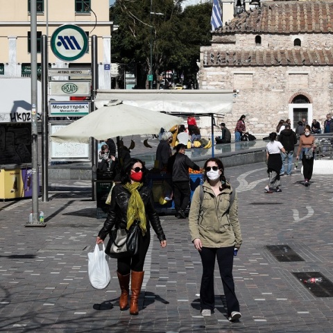 Στιγμιότυπο από το lockdown στο Μοναστηράκι