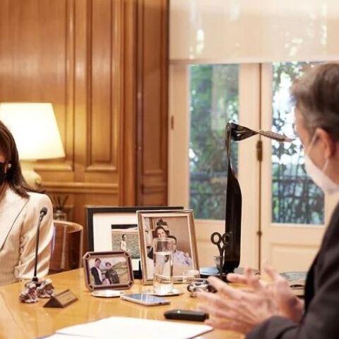 Γιάννα Αγγελοπούλου - Κυριάκος Μητσοτάκης