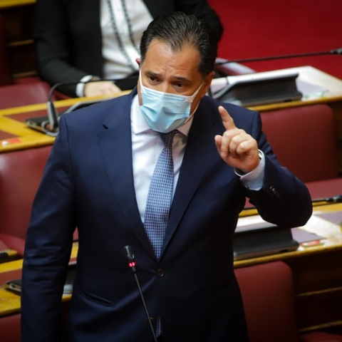 Ο υπουργός Ανάπτυξης και Επενδύσεων, Άδωνις Γεωργιάδης 