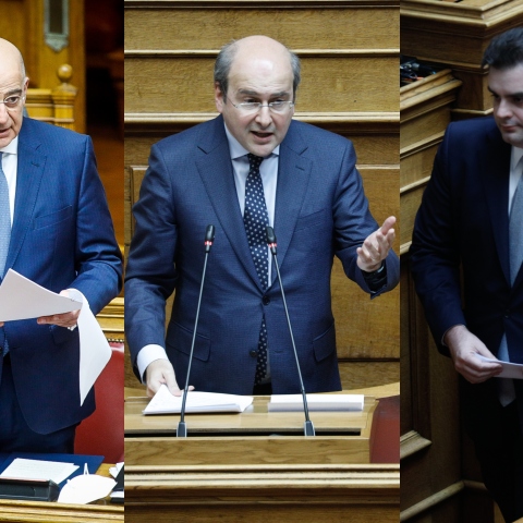 Νίκος Δένδιας, Κωστής Χατζηδάκης, Κυριάκος Πιερρακάκης