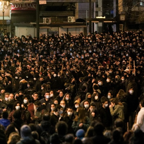 Πορεία για τον Δημήτρη Κουφοντίνα