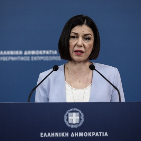 Η κυβερνητική εκπρόσωπος, Αριστοτελία Πελώνη