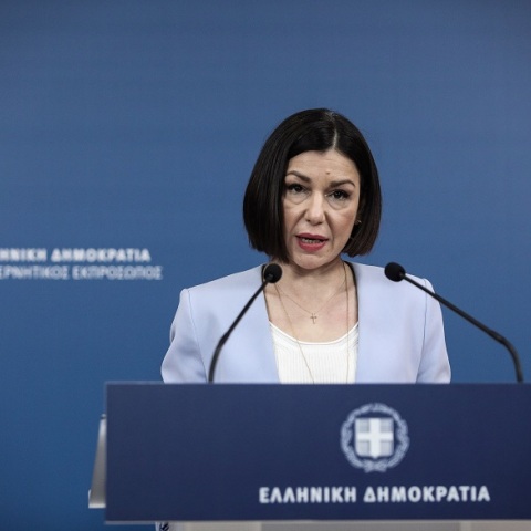 Η κυβερνητική εκπρόσωπος, Αριστοτελία Πελώνη