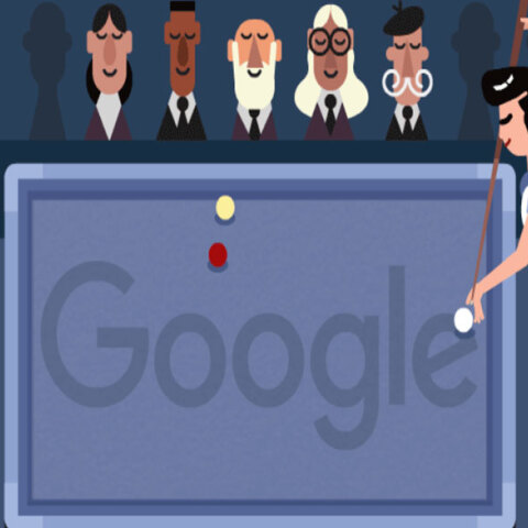 Το doodle της Google για την Μασάκο Κατσούρα, την «Πρώτη Κυρία του μπιλιάρδου»