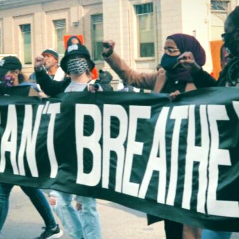 Πορεία για τη δίκη της δολοφονίας του Τζορτζ Φλόιντ