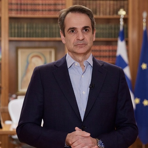 Ο πρωθυπουργός Κυριάκος Μητσοτάκης 