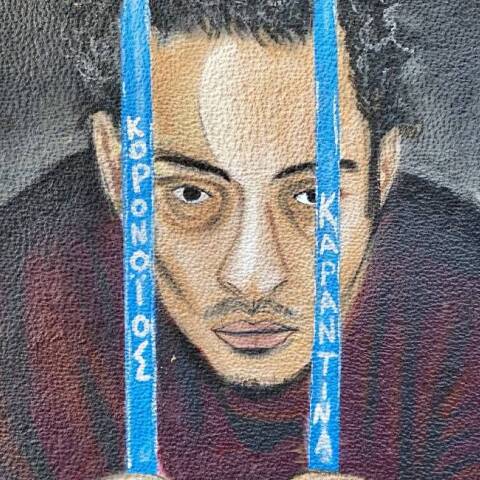 Το νέο graffiti του Hambas στον Άγιο Παντελεήμονα