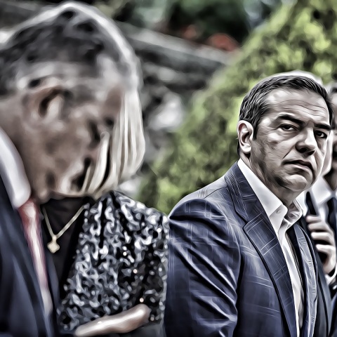 Κουτσούμπας, Γεννηματά, Τσίπρας, Μητσοτάκης