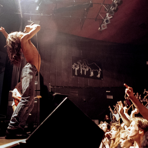 Στιγμιότυπο από συναυλία του Iggy Pop στον συναυλιακό χώρο Ρόδον Live