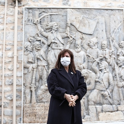 Η Πρόεδρος της Δημοκρατίας, Κατερίνα Σακελλαροπούλου