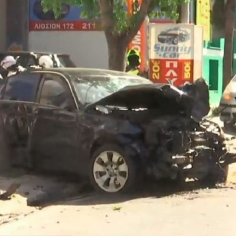 Τροχαίο με όχημα που ξέφυγε της πορείας του σε καταδίωξη της ΕΛΑΣ