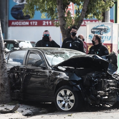 Καταδίωξη που κατέληξε σε τροχαίο στη Λιοσίων