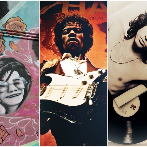 Jimi Hendrix, Janis Joplin και Jim Morrison