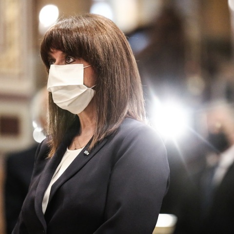 Η Πρόεδρος της Δημοκρατίας, Κατερίνα Σακελλαροπούλου