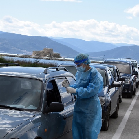 Διενέργεια ελέγχων με ταχείας ανίχνευσης τέστ για τον COVID-19 πραγματοποίησε σε οδηγούς
