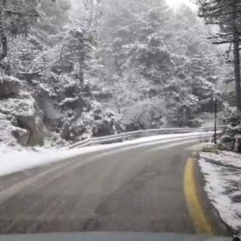 Χιόνια στην Πάρνηθα