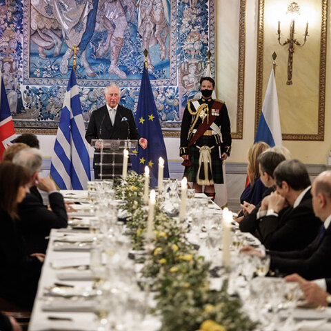 Ο πρίγκιπας Κάρολος στο Προεδρικό Μέγαρο για τα 200 χρόνια από την Ελληνική Επανάσταση