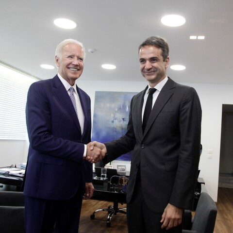 Tζο Μπάιντεν - Κυριάκος Μητσοτάκης