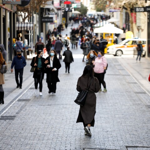 Στιγμιότυπο στην οδό Ερμού 