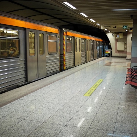 Σταθμός του μετρό - φωτογραφία αρχείου