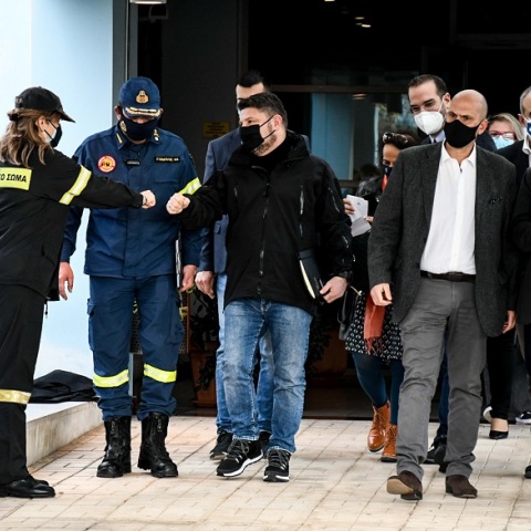 ΕΠΙΣΚΕΨΗ ΤΟΥ ΥΦΥΠΟΥΡΓΟΥ ΠΟΛΙΤΙΚΗΣ ΠΡΟΣΤΑΣΙΑΣ ΝΙΚΟΥ ΧΑΡΔΑΛΙΑ ΣΤΗΝ ΠΑΤΡΑ