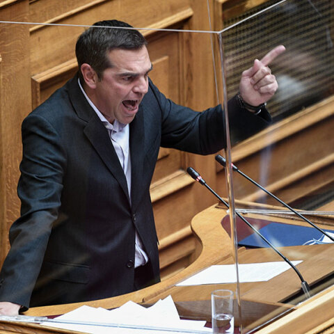 Ο Αλέξης Τσίπρας στη συζήτηση στη Βουλή για την Προανακριτική Παππά