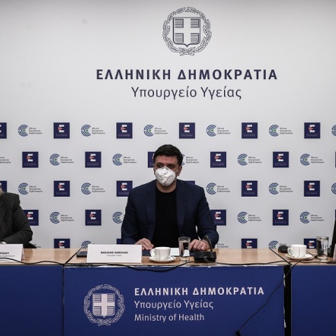 Ενημέρωση των εκπροσώπων κοινοβουλευτικών κομμάτων από το Υπουργείο Υγείας