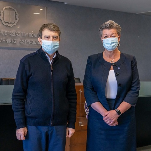 Μιχάλης Χρυσοχοΐδης - Ylva Johansson