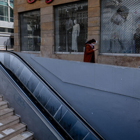 Κορωνοϊός στην Αττική - Εικόνα από το κέντρο της Αθήνας εν μέσω lockdown
