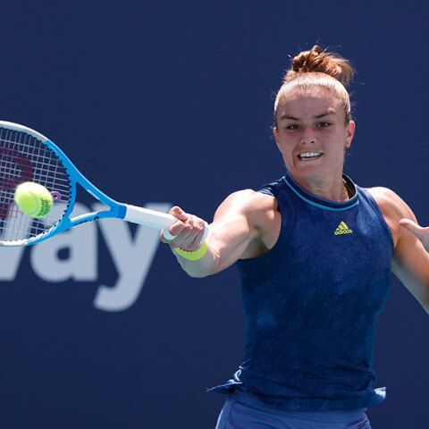 Η Μαρία Σάκκαρη στο Miami Open