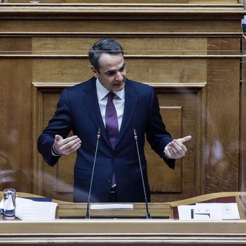 Ο πρωθυπουργός Κυριάκος Μητσοτάκης 