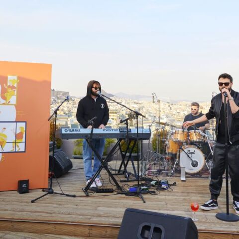 Οι Alcatrash στο πρώτο at the Balcony event του Aperol Spritz