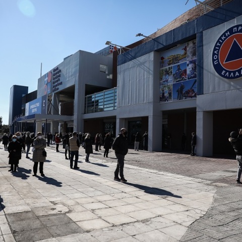 Eμβολιαστικό κέντρο «Προμηθέας» στο Μαρούσι