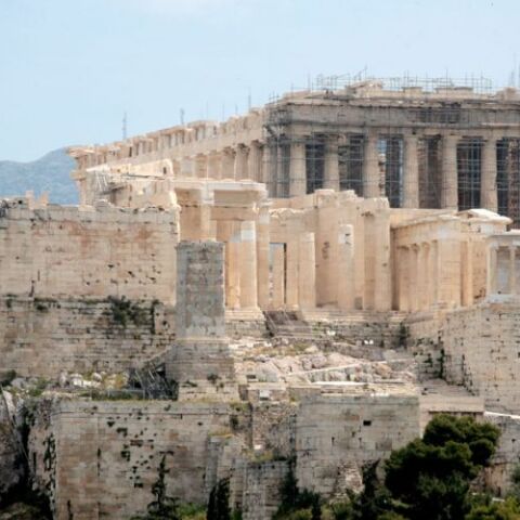 Άποψη της Ακρόπολης από το λόφο της Πνύκας © ΑΠΕ-ΜΠΕ/ΑΠΕ-ΜΠΕ/Παντελής Σαίτας 