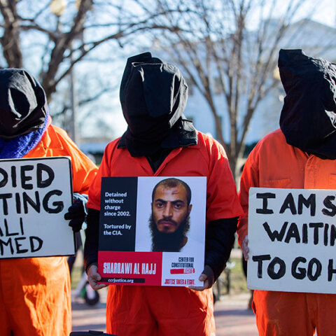 Διαμαρτυρία για να κλείσουν οι φυλακές στο Γκουαντάναμο