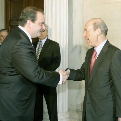 Κώστας Καραμανλής - Κώστας Σημίτης 