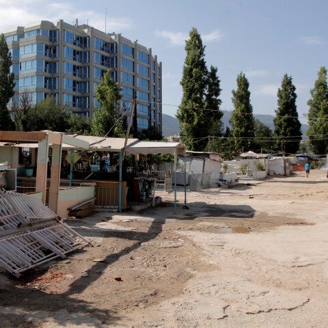 Οικισμός Ρομά πίσω από το Νομισματοκοπείο 