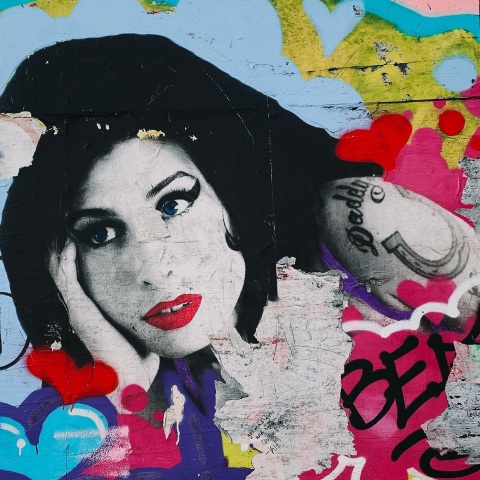 Τοιχογραφία για την Amy Winehouse