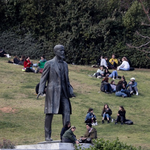Στιγμιότυπο από την περίοδο του lockdown στην Αθήνα