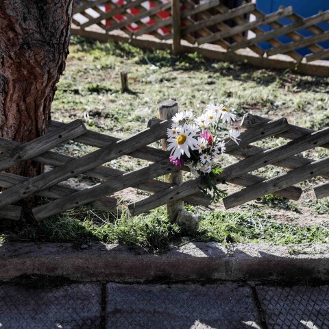 Το σημείο όπου δολοφονήθηκε ο Γιώργος Καραϊβάζ