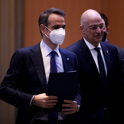 Κυριάκος Μητσοτάκης και Νίκος Δένδιας