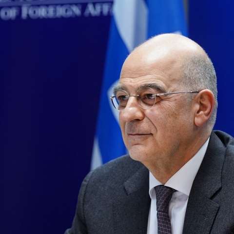 Ο υπουργός Εξωτερικών, Νίκος Δένδιας