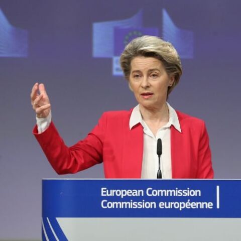 Η πρόεδρος της Κομισιόν, Ούρσουλα φον ντερ Λάιεν 