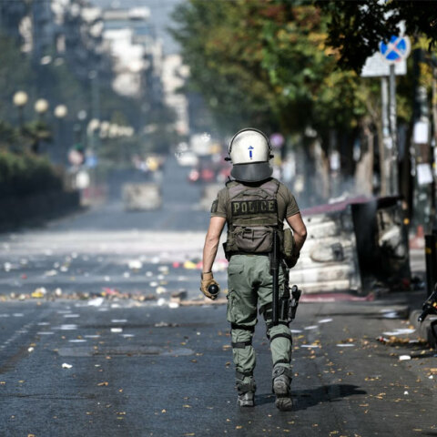 Επεισόδια έξω από την ΑΣΟΕΕ (ΦΩΤΟ ΑΡΧΕΙΟΥ)