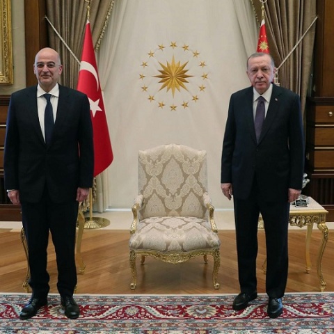 Συνάντηση Δένδια – Ερντογάν